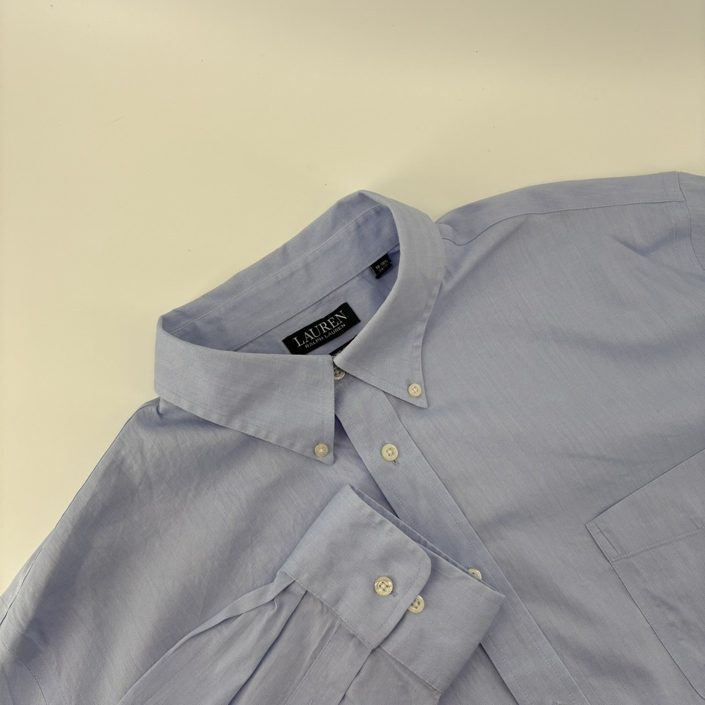 LAUREN Ralph Lauren Shirt Mens 2XL Button Down Performance Stretch 18-18.5‎ 2XL